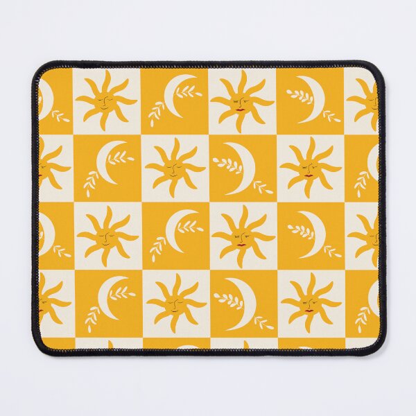 Item preview, Checkered Retro Suns and Moons designed and sold by RubyRidgeStudio.