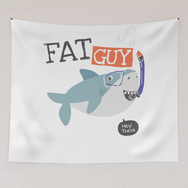 Item preview, Fat Guy - Cute Shark  designed and sold by Jackson-Will.