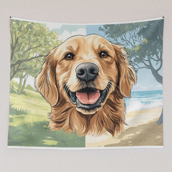 Item preview, Cute and Happy Dog Faces 4 of 20 designed and sold by Jenson Major.
