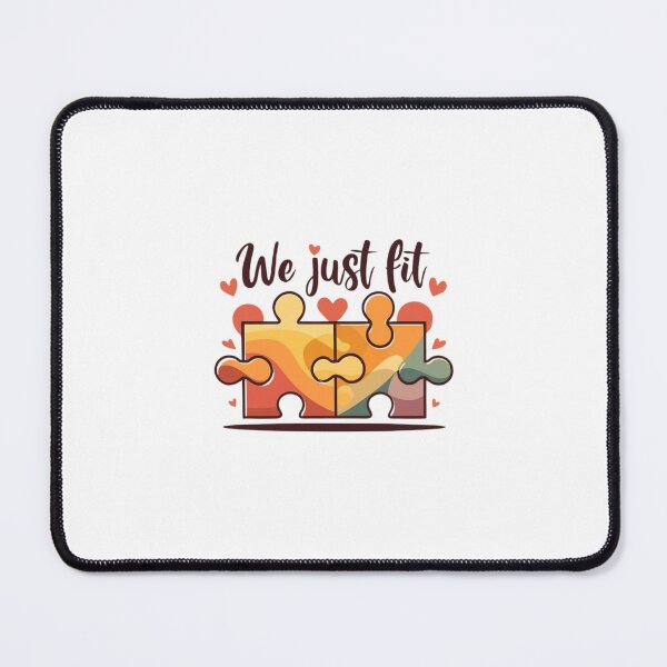 Item preview, Perfect Match: We Just Fit Puzzle Design designed and sold by Colorful-Garden.