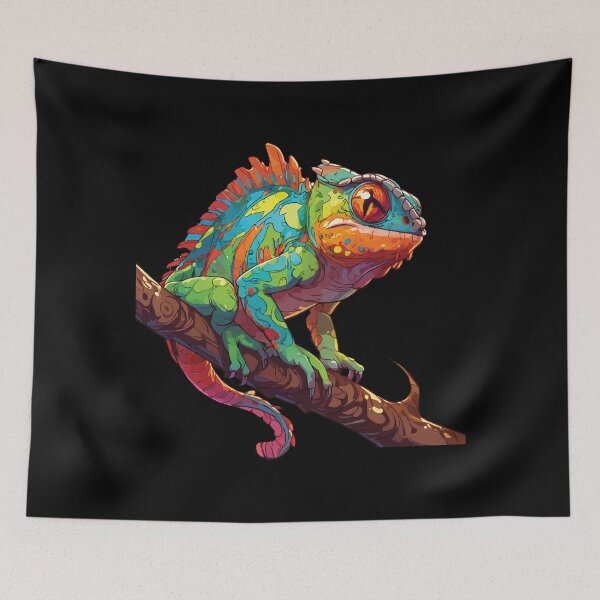 Item preview, Colorful Chameleon designed and sold by Getup-clothing.