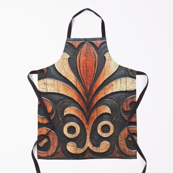 Item preview, Tonga Polynesian Hawaiian Wood Tribal Pattern designed and sold by GrinGalore.