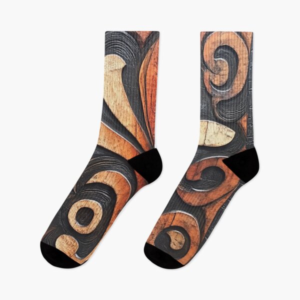 Item preview, Tonga Polynesian Hawaiian Wood Tribal Pattern designed and sold by GrinGalore.