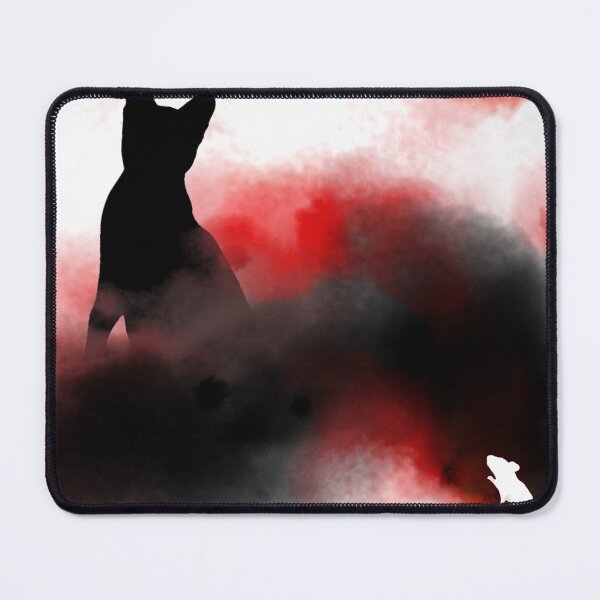 Item preview, Gato y ratón - Pintura digital designed and sold by Hadrianwild.
