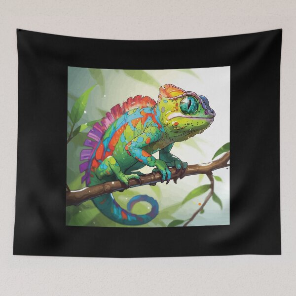 Item preview, Colorful Chameleon designed and sold by Getup-clothing.
