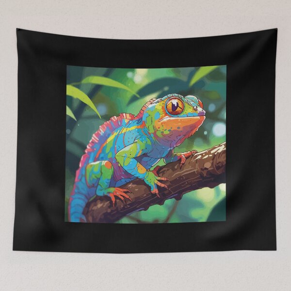 Item preview, Colorful Chameleon designed and sold by Getup-clothing.