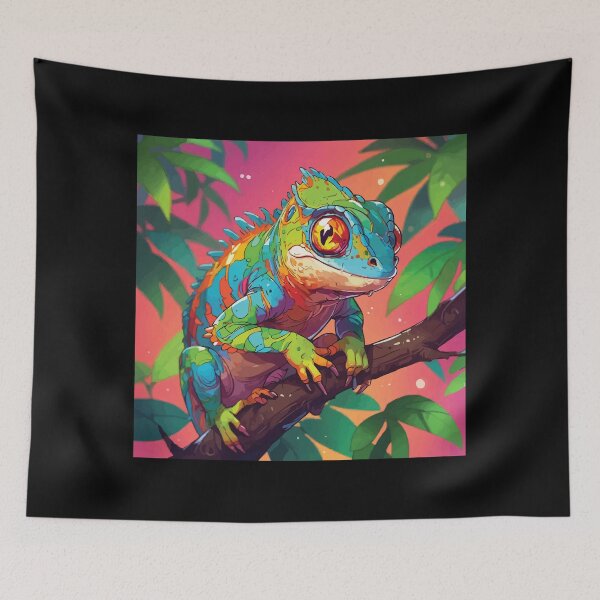 Item preview, Colorful Chameleon designed and sold by Getup-clothing.