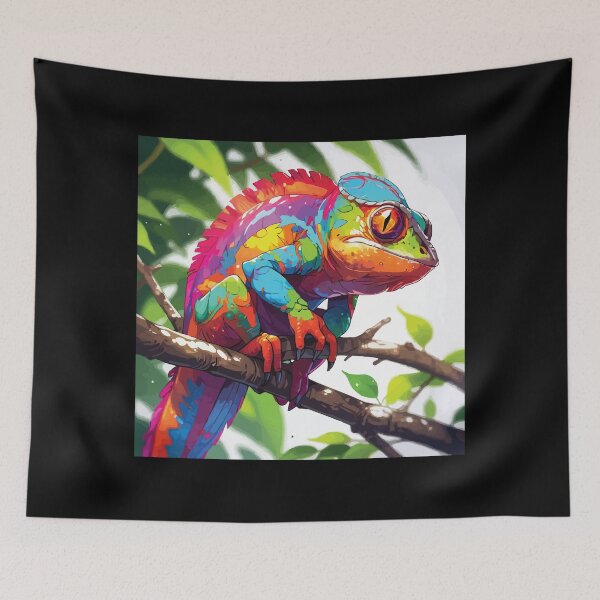 Item preview, Colorful Chameleon designed and sold by Getup-clothing.