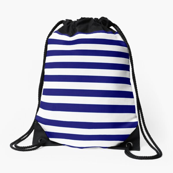 Details about   Drawstring Bag Blue And White 