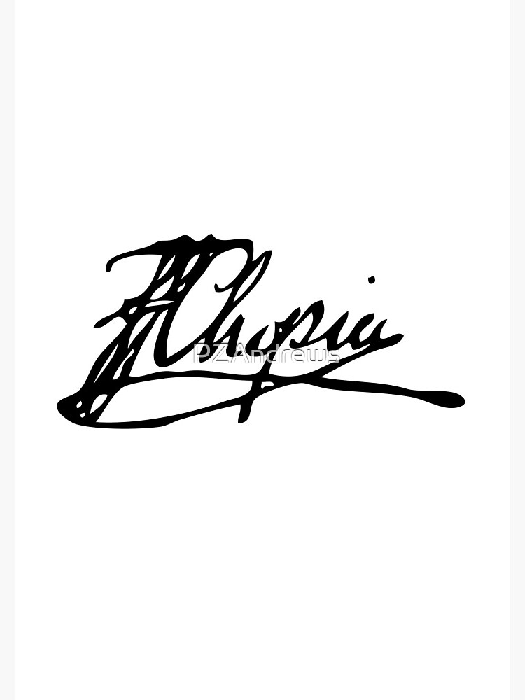 Frédéric Chopin signature