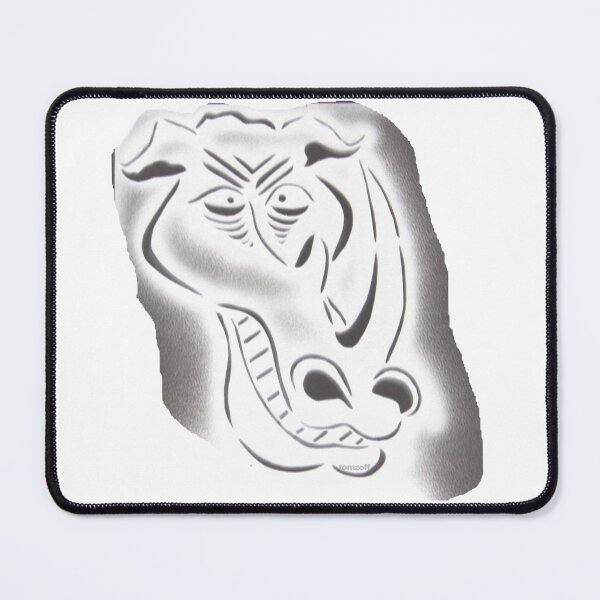Item preview, A friendly rhino grins Hello! designed and sold by ZoffArt-Shop.