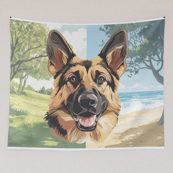 Item preview, Cute and Happy Dog Faces 5 of 20 designed and sold by Jenson Major.