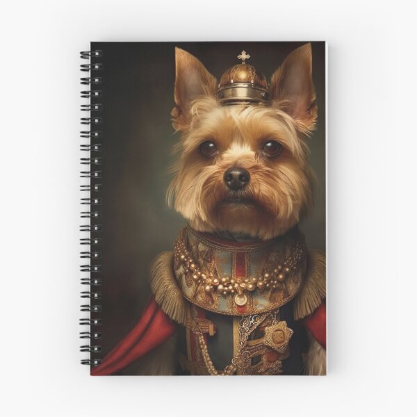 Item preview, Aristocratic Yorkshire Terrier Dog Painting, Funny Animal Portrait designed and sold by CheekyAnimalz.