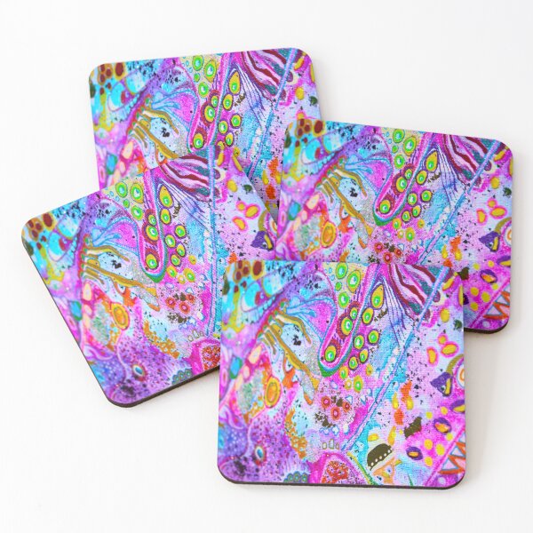 Item preview, 671. Psychedelic Harmony (Close-Up): A Detailed Journey into Abstract Art designed and sold by Veera Zukova.