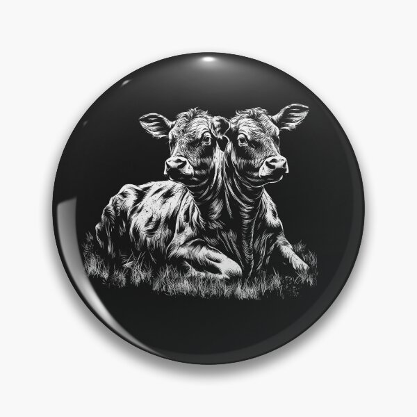 Item preview, Two Headed Calf With Two Heads Creepy Cow designed and sold by stylesip.