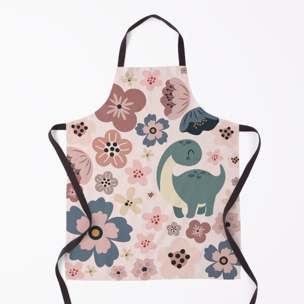 Item preview, Cute floral dinosaur designed and sold by AnulaArt.