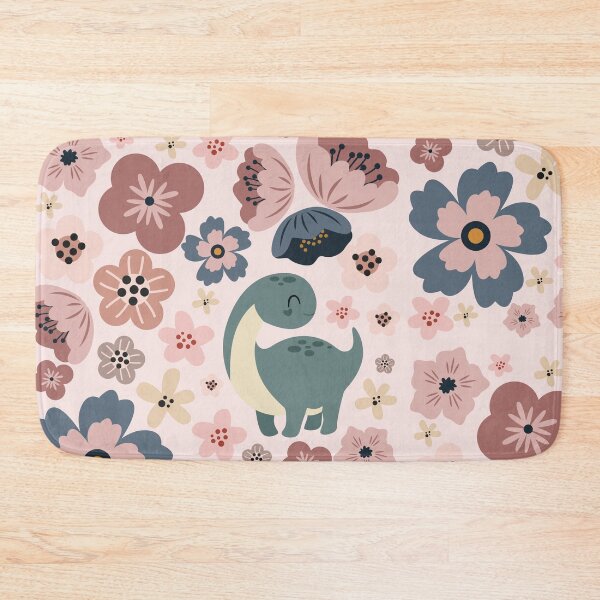 Item preview, Cute floral dinosaur designed and sold by AnulaArt.