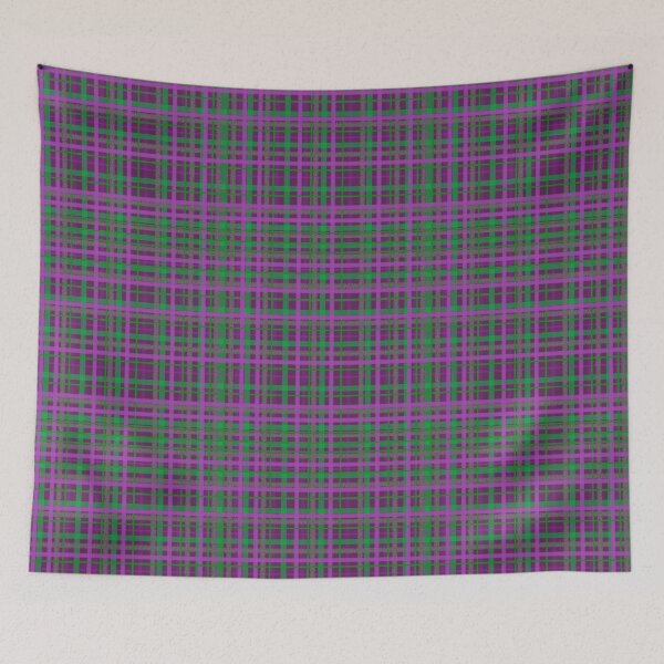 Item preview, Halloween Plaid Green and Purple  designed and sold by JaygiesDesign.