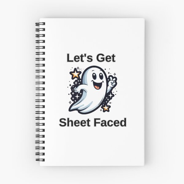 Item preview, Let's Get Sheet Faced, halloween, ghost designed and sold by deniz kaya.