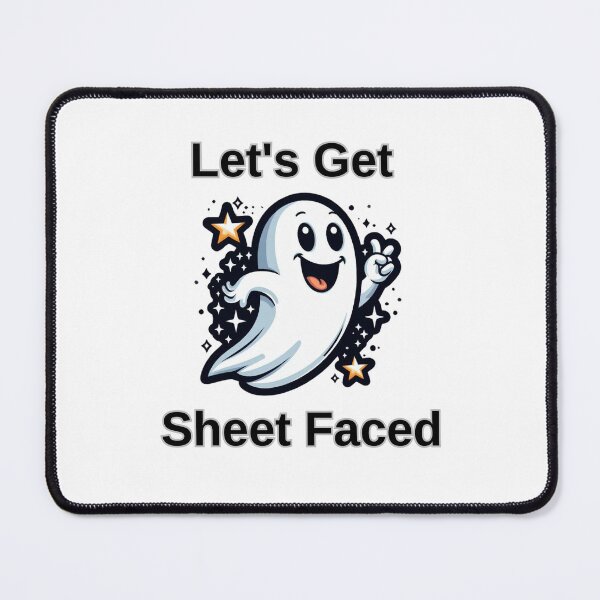 Item preview, Let's Get Sheet Faced, halloween, ghost designed and sold by deniz kaya.