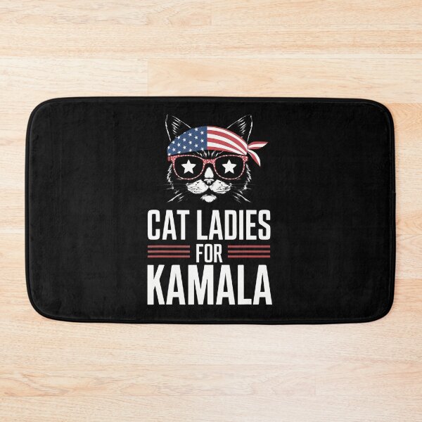 Item preview, Cat Ladies For Kamala Funny Cat 2024 President Kamala-Harris designed and sold by CaseyGrenier.