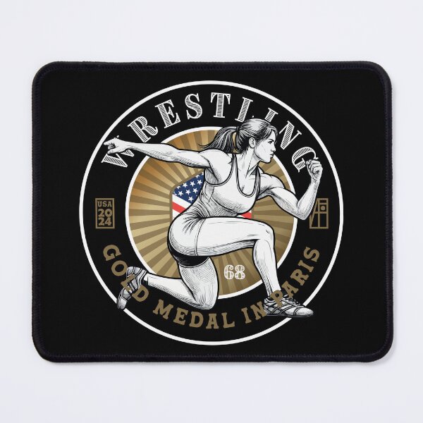 Item preview, 2024 - USA - WRESTLING 68kg - GOLD MEDAL - PARIS - 1 designed and sold by ArtProjectShop.