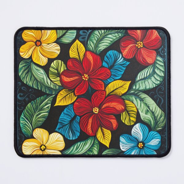 Item preview, Trendy Floral Wood Art Pattern designed and sold by GrinGalore.