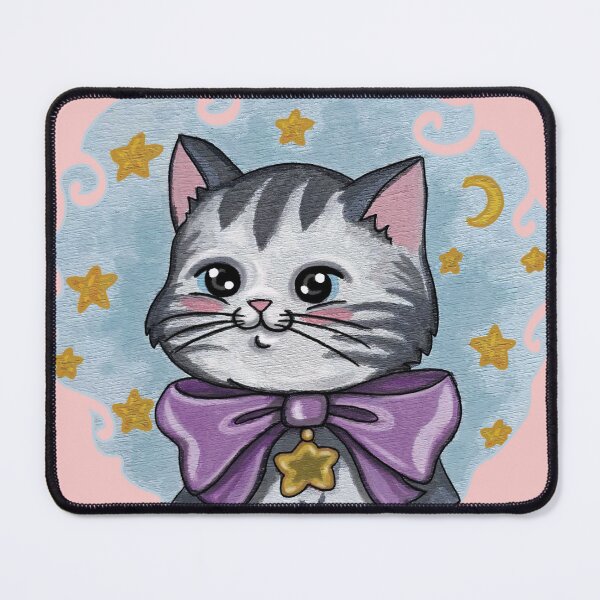 Item preview, Cute cat with a bow designed and sold by RalucaIov.