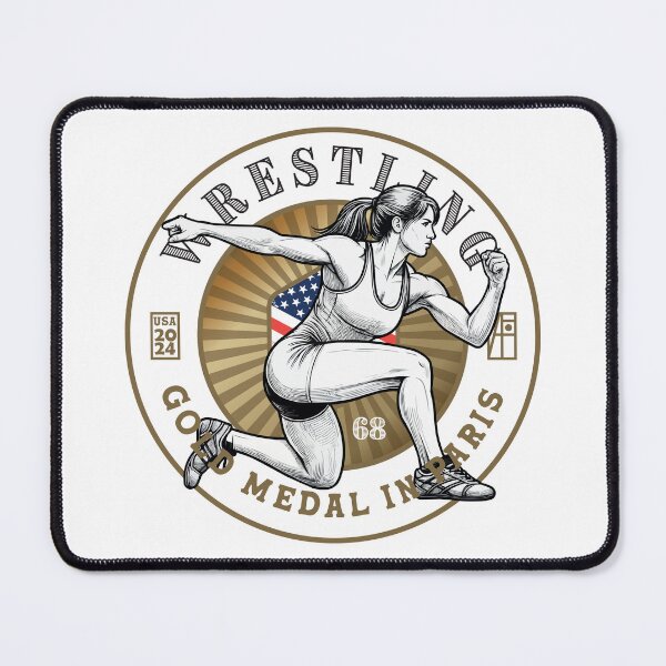 Item preview, 2024 - USA - WRESTLING 68kg - GOLD MEDAL - PARIS - 2 designed and sold by ArtProjectShop.
