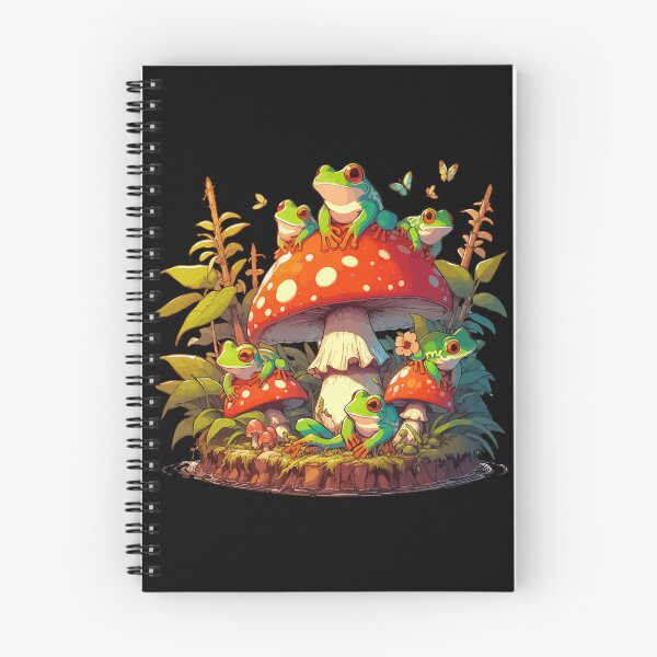 Item preview, Froggy Mushroom Garden designed and sold by TomFrontierArt.