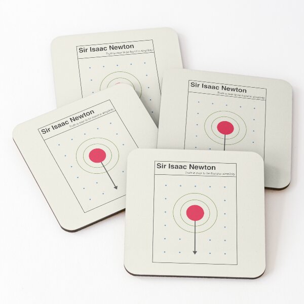 Item preview, Isaac Newton Minimalist Abstract Art Design designed and sold by kakarikihill.
