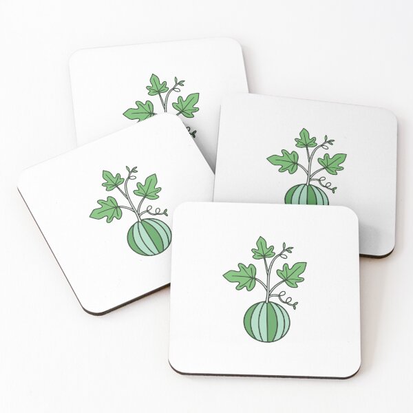 Item preview, simple illustration of watermelon plant designed and sold by rasagamastore.