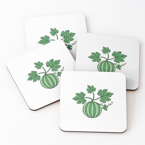 Item preview, drawing of watermelon plant leaf designed and sold by rasagamastore.