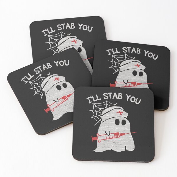 Item preview, I'll stab you. Funny Halloween design designed and sold by godleo.