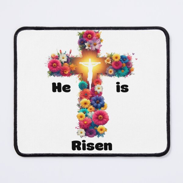 Artikelvorschau, Er ist auferstanden, Kreuz, Blume, Christ, Jesus entworfen und verkauft von deniz kaya.