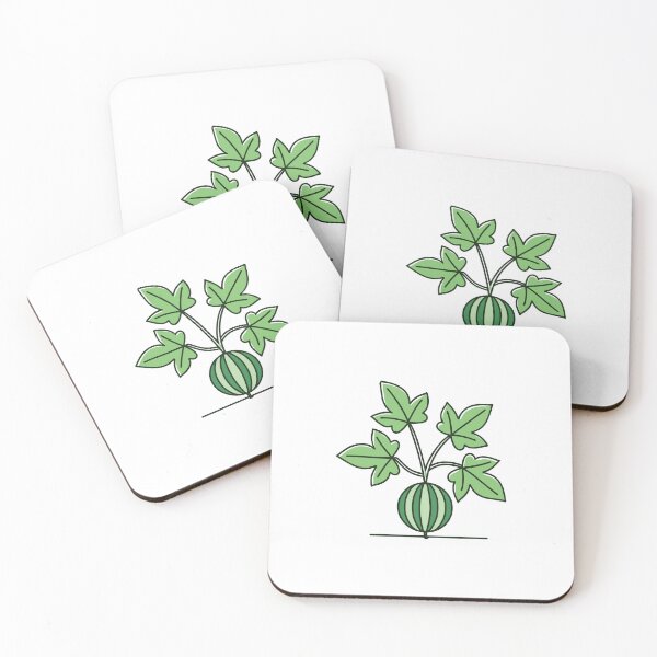 Item preview, simple illustration of watermelon plant leaf designed and sold by rasagamastore.