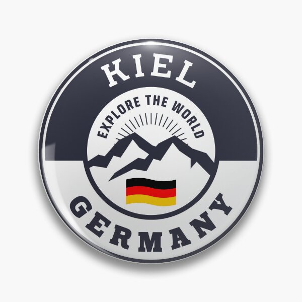 Artikelvorschau, Kiel Deutschland Schwarz-Weiß-Wappen entworfen und verkauft von World Designs.