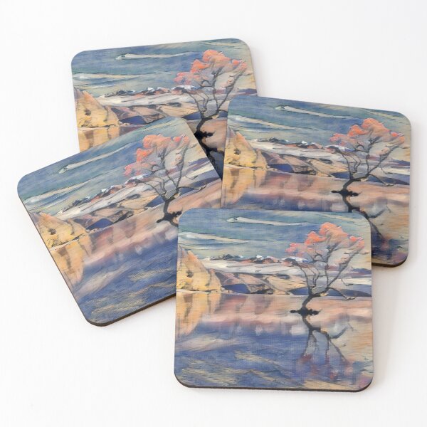 Item preview, Lake and mountain range in autumn designed and sold by sid1802.