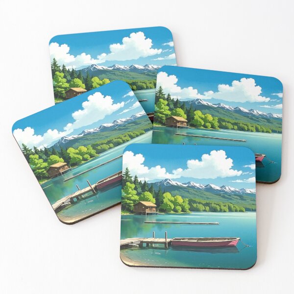 Item preview, lake view illustration designed and sold by PaulTilton.