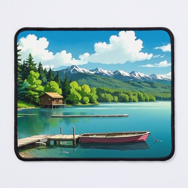 Item preview, lake view illustration designed and sold by PaulTilton.