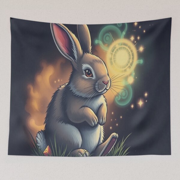 Item preview, Magical Rabbit designed and sold by CanvasWhimsy.