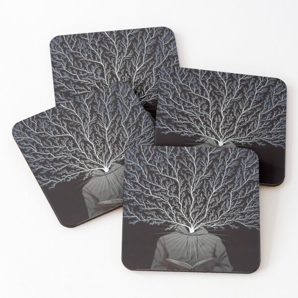 Item preview, Tree Person Reading a Book	 designed and sold by whitnikku.