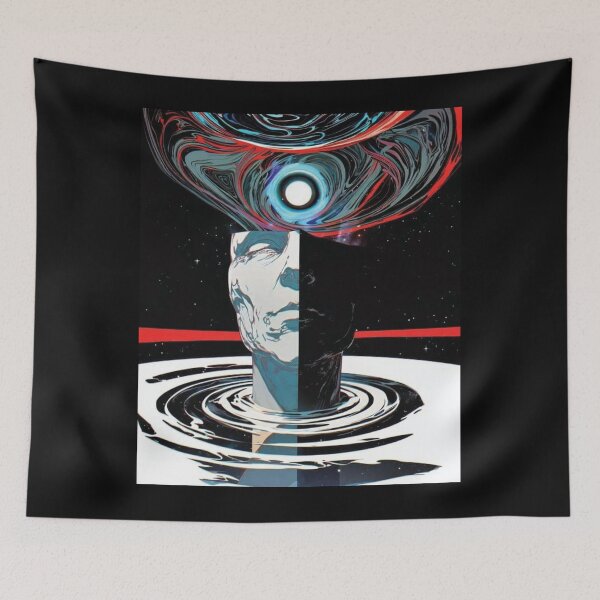 Item preview, Abstract Artistic Portrait	 designed and sold by whitnikku.