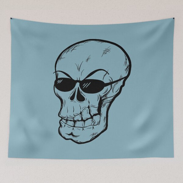 Item preview, Grim Skull Wearing Sunglasses designed and sold by DKdesigns27.