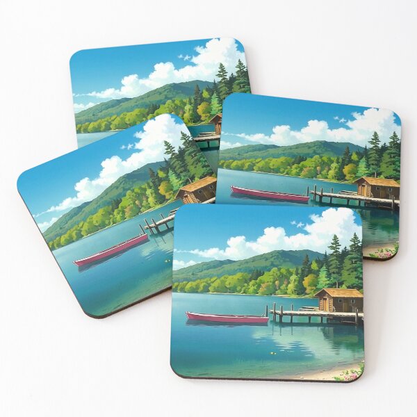 Item preview, lake view illustration designed and sold by PaulTilton.