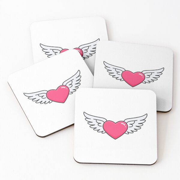 Item preview, Heart or love with the wing designed and sold by rasagamastore.