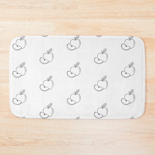 Item preview, illustration of a sliced apple fruit designed and sold by rasagamastore.
