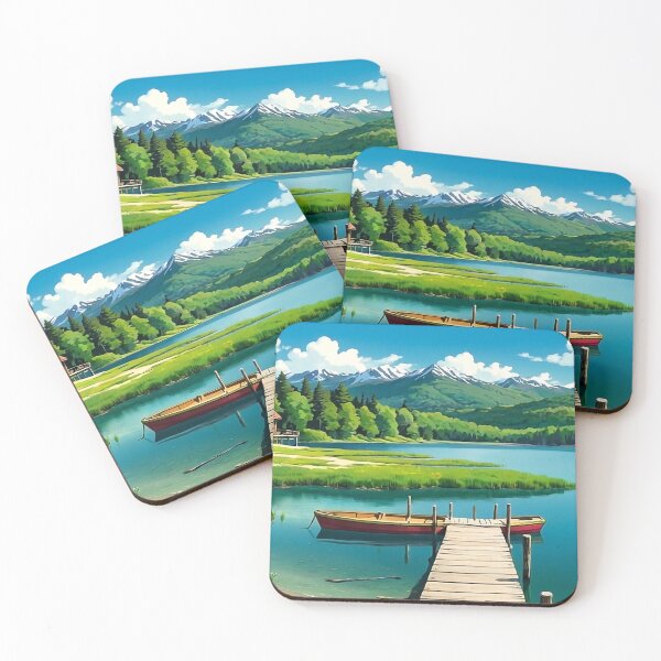 Item preview, lake view illustration 2 designed and sold by PaulTilton.