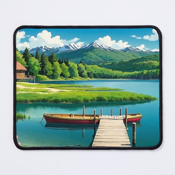 Item preview, lake view illustration 2 designed and sold by PaulTilton.