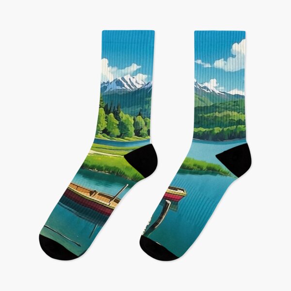 Item preview, lake view illustration 2 designed and sold by PaulTilton.